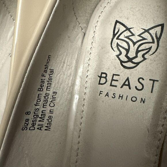 Beast Fashion Womens Classic Pump Stiletto Heels Beige Leopard Print size 8 - Picture 15 of 15
